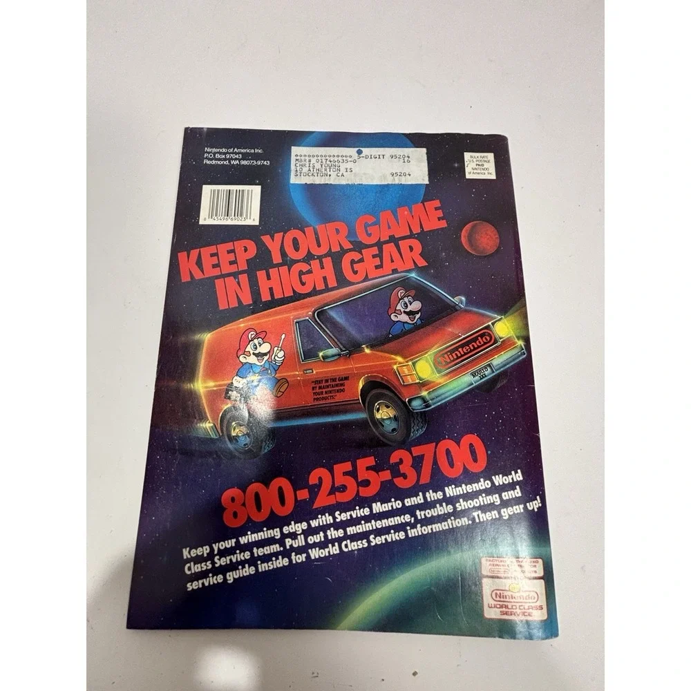 Nintendo Power ‎ Volume 29 Star Trek w Flintstones Poster